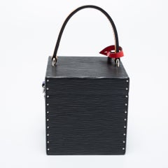 Louis Vuitton Black Epi Leather Bleecker Box Bag