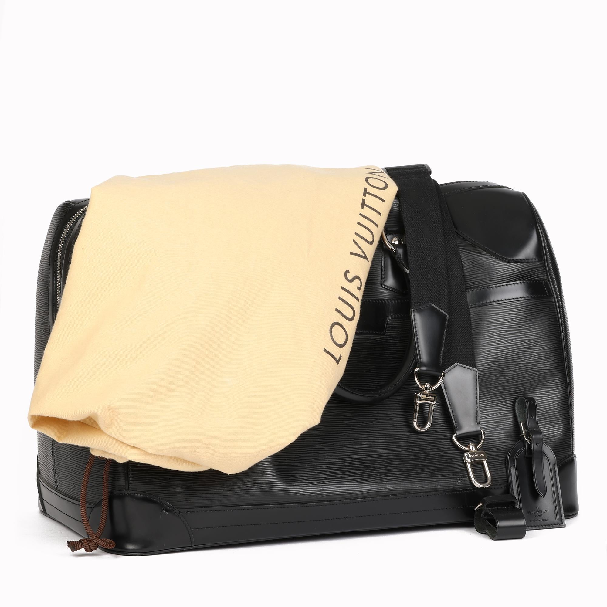Louis Vuitton Schwarz Epi Leder Bourget 50 6