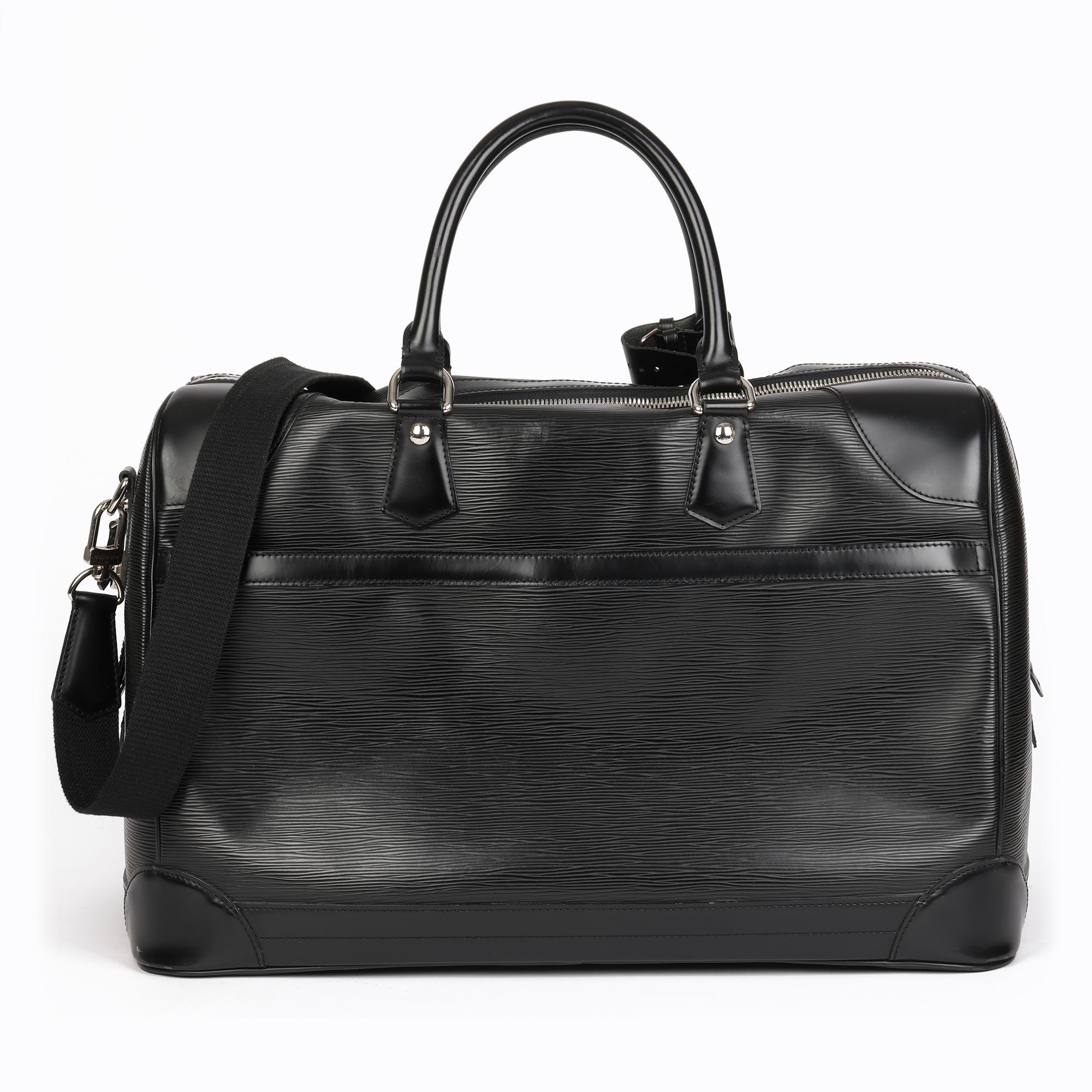 Louis Vuitton Schwarz Epi Leder Bourget 50 1