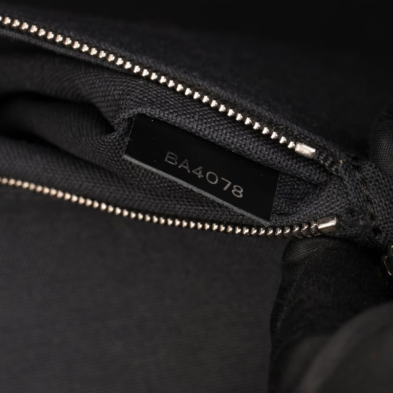 Louis Vuitton Bourget 50 Boston Bag Black Epi Leather Noir Keepall Duffle  RARE