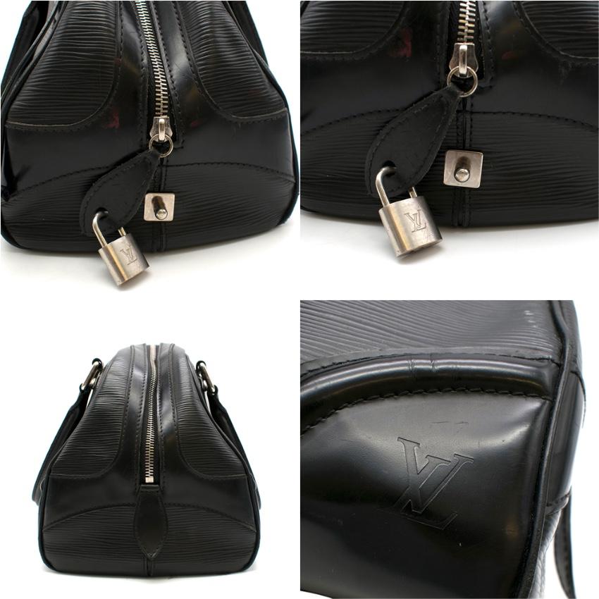 Louis Vuitton Black Epi Leather Bowling Montaigne Bag 1