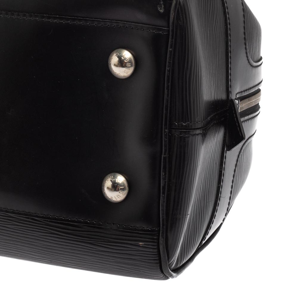 Louis Vuitton Black Epi Leather Bowling Montaigne GM Bag 5