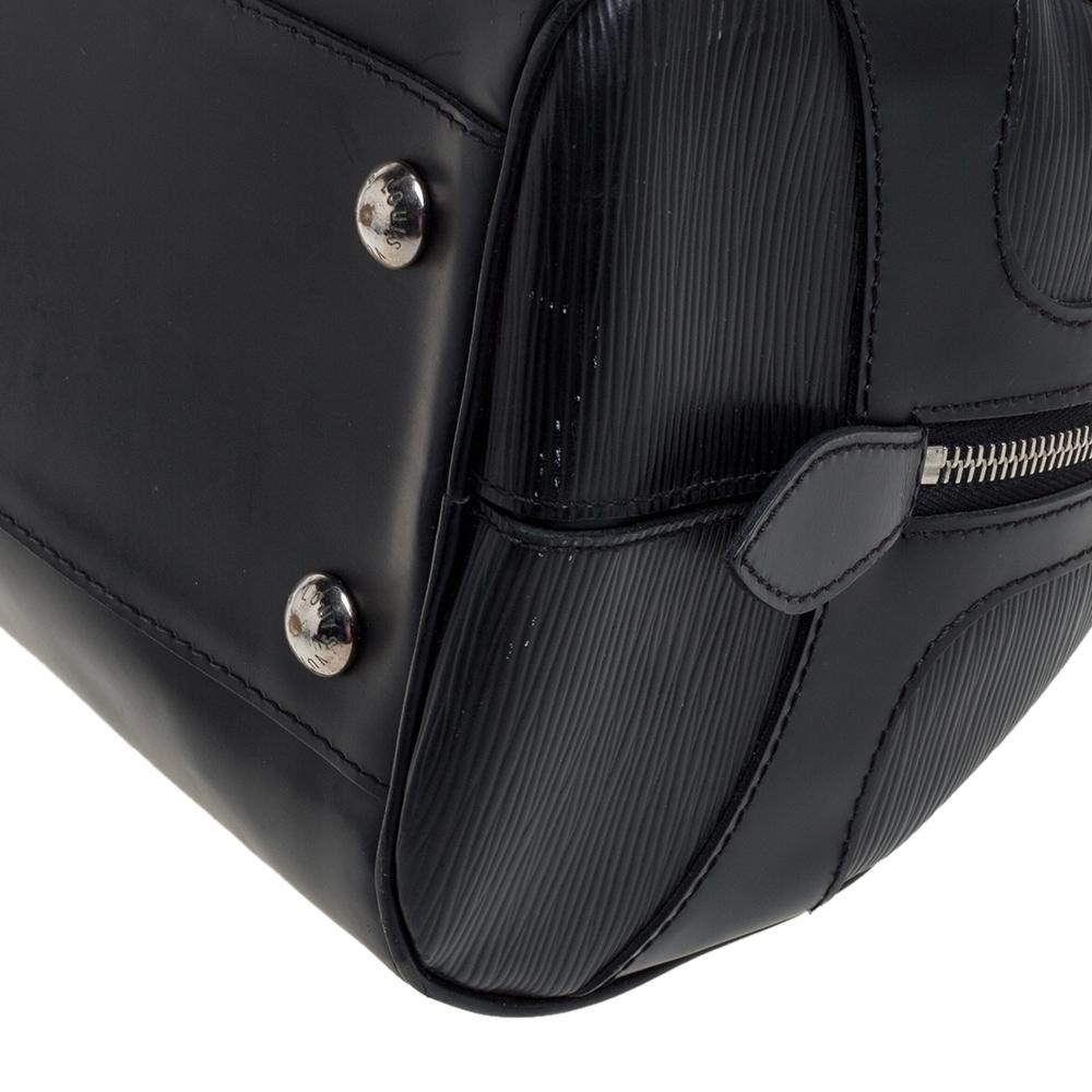 Louis Vuitton Black Epi Leather Bowling Montaigne PM Bag 3