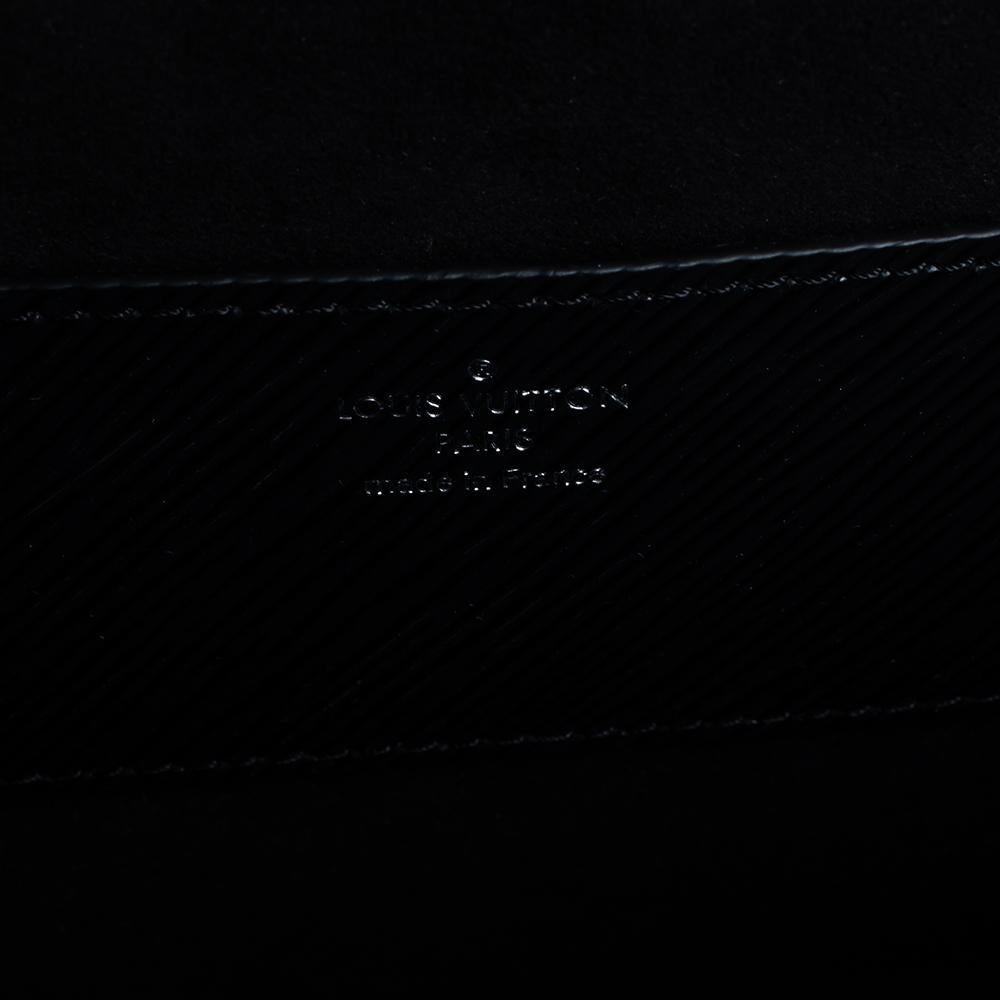 Louis Vuitton Black Epi Leather Braid Work Twist MM Bag 6
