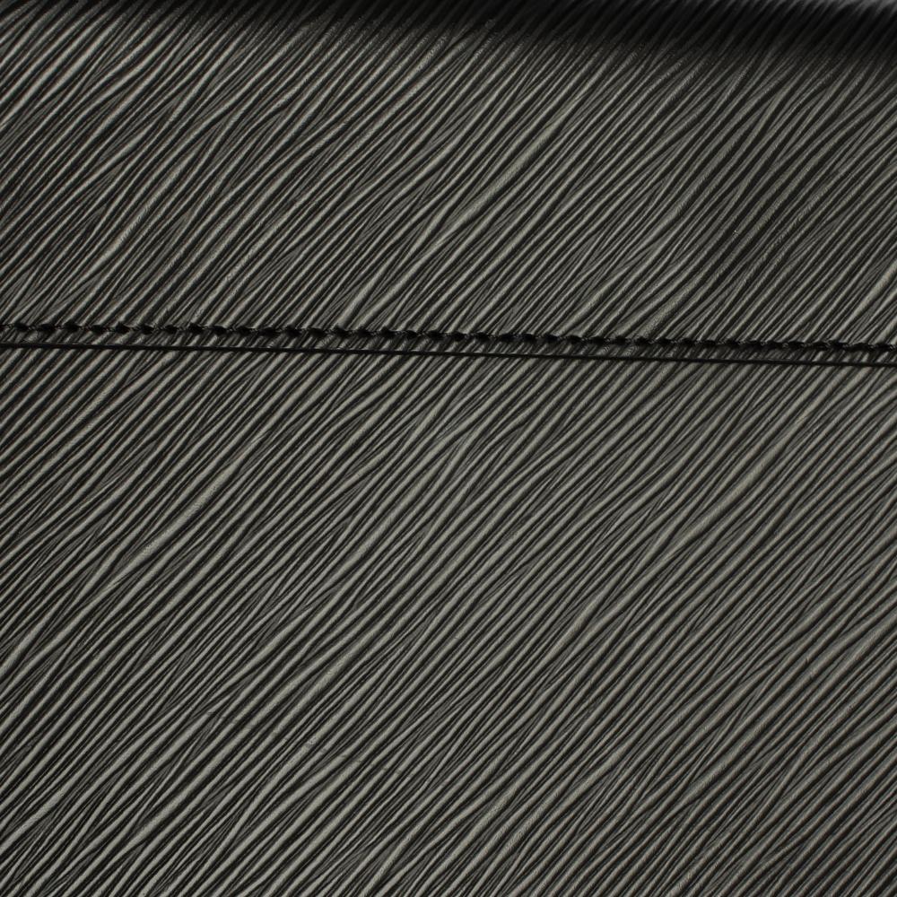 Louis Vuitton Black Epi Leather Braid Work Twist MM Bag 9