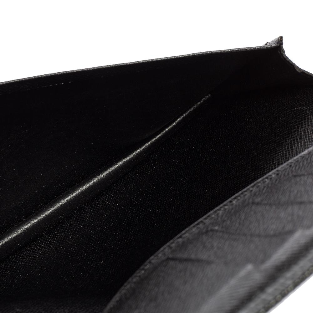 Louis Vuitton Black Epi Leather Brazza Wallet 6