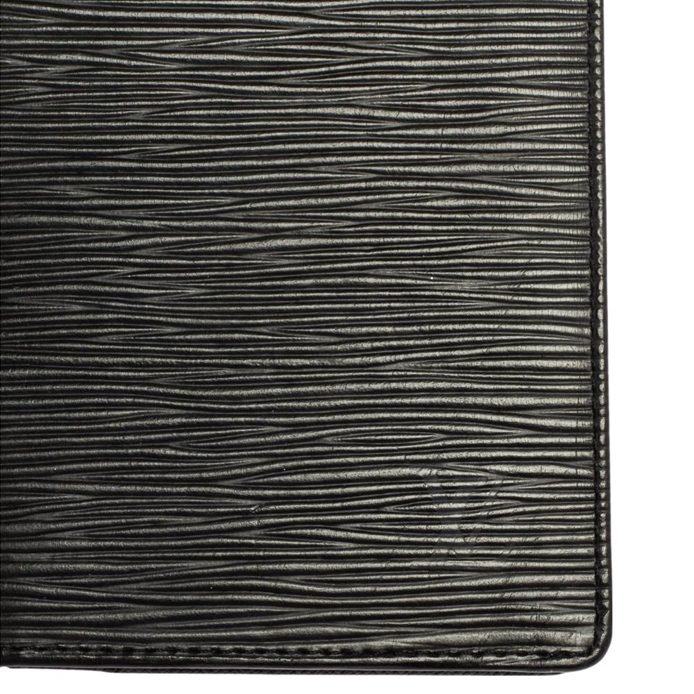 Louis Vuitton Black Epi Leather Brazza Wallet 2