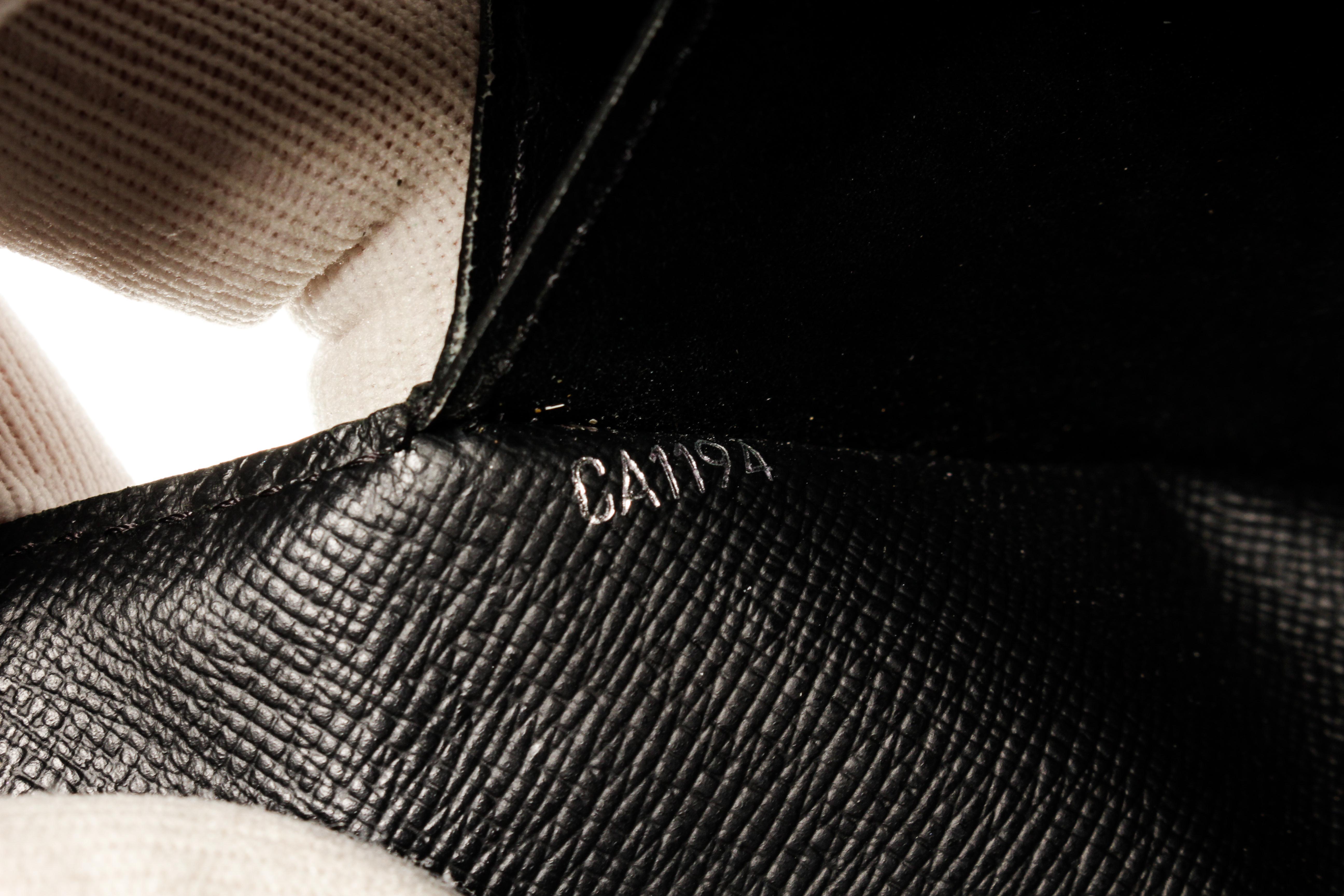 Louis Vuitton Black Epi Leather Brazza Wallet For Sale 3