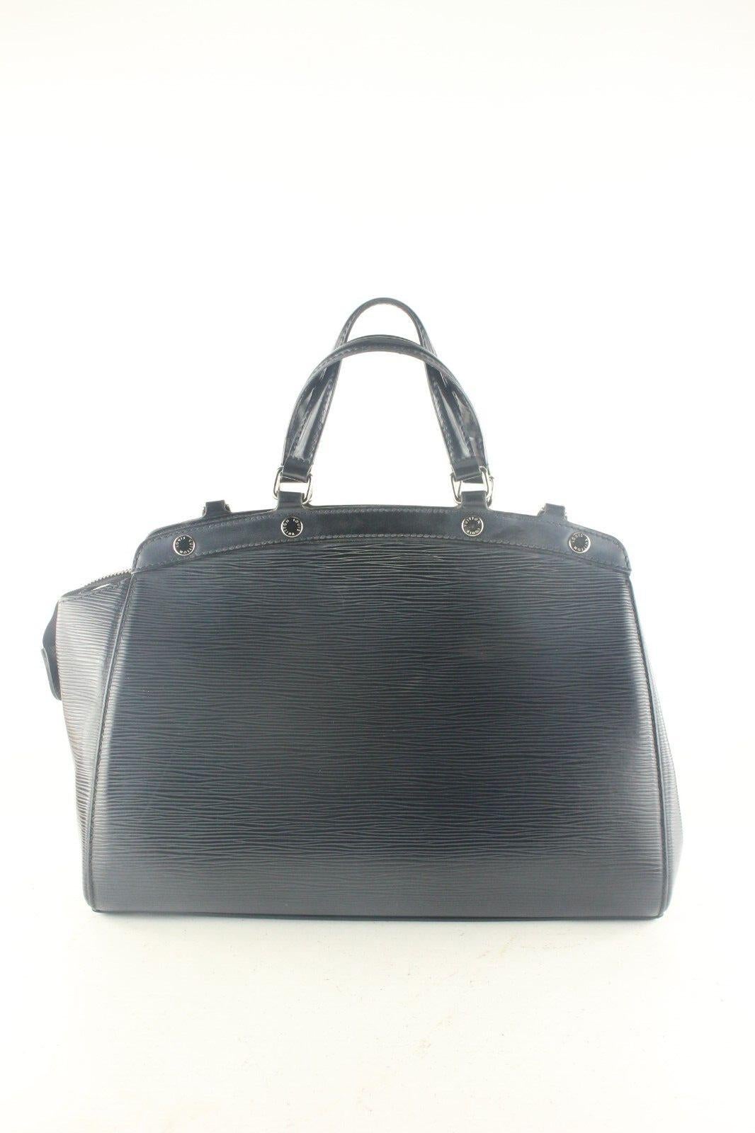 Louis Vuitton Black Epi Leather Brea 2way 1LV921K In Good Condition For Sale In Dix hills, NY