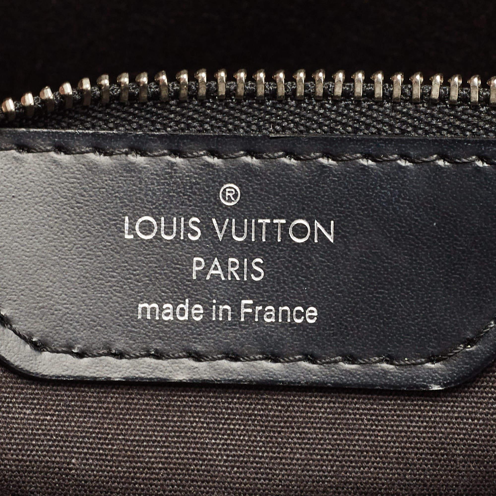 Schwarze Epi Ledertasche von Louis Vuitton Brea GM im Angebot 7