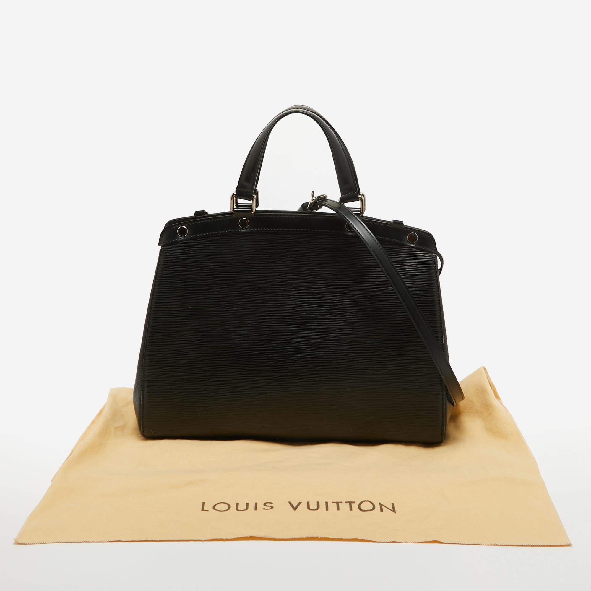 Louis Vuitton Black Epi Leather Brea GM Bag For Sale 7