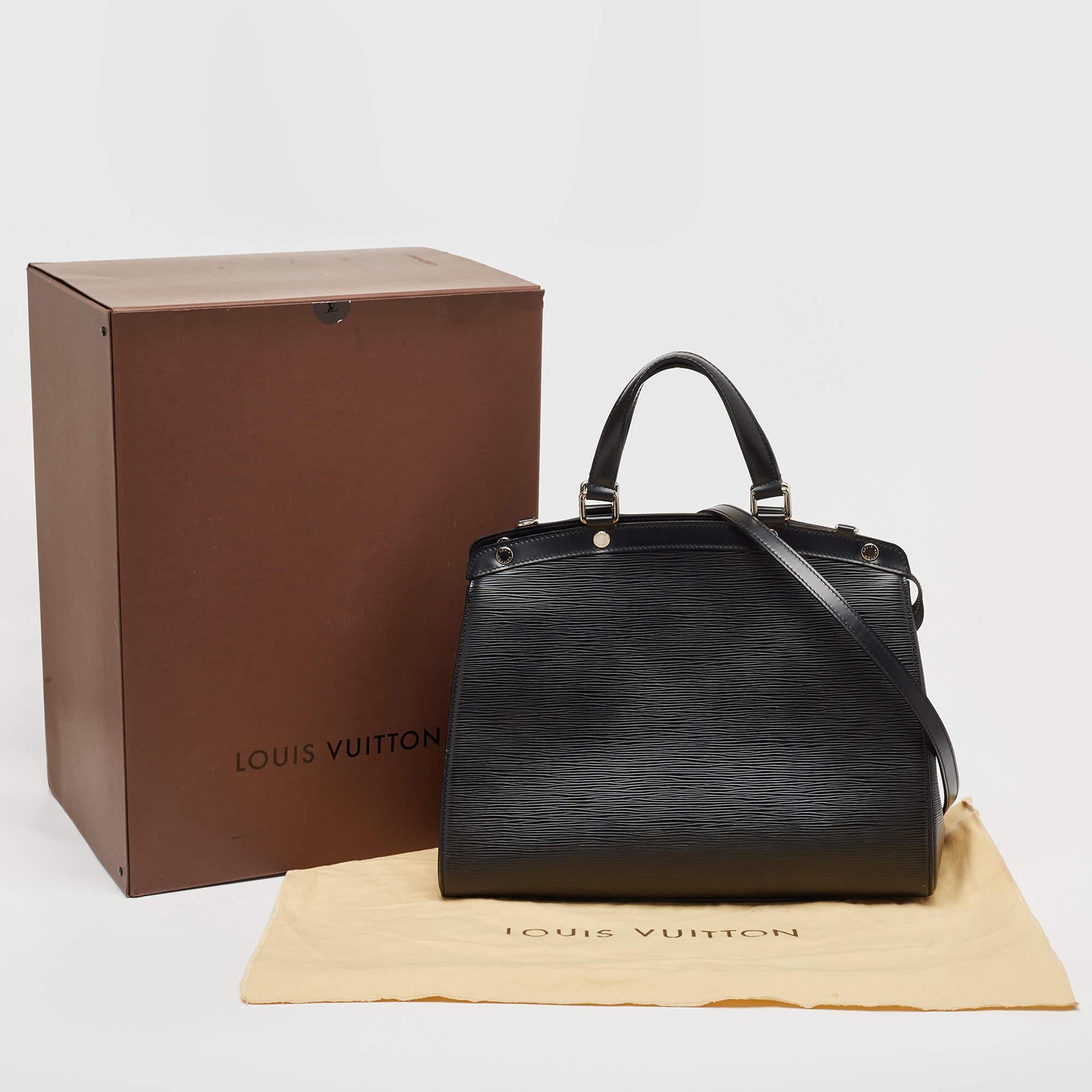 Louis Vuitton Black Epi Leather Brea GM Bag For Sale 7