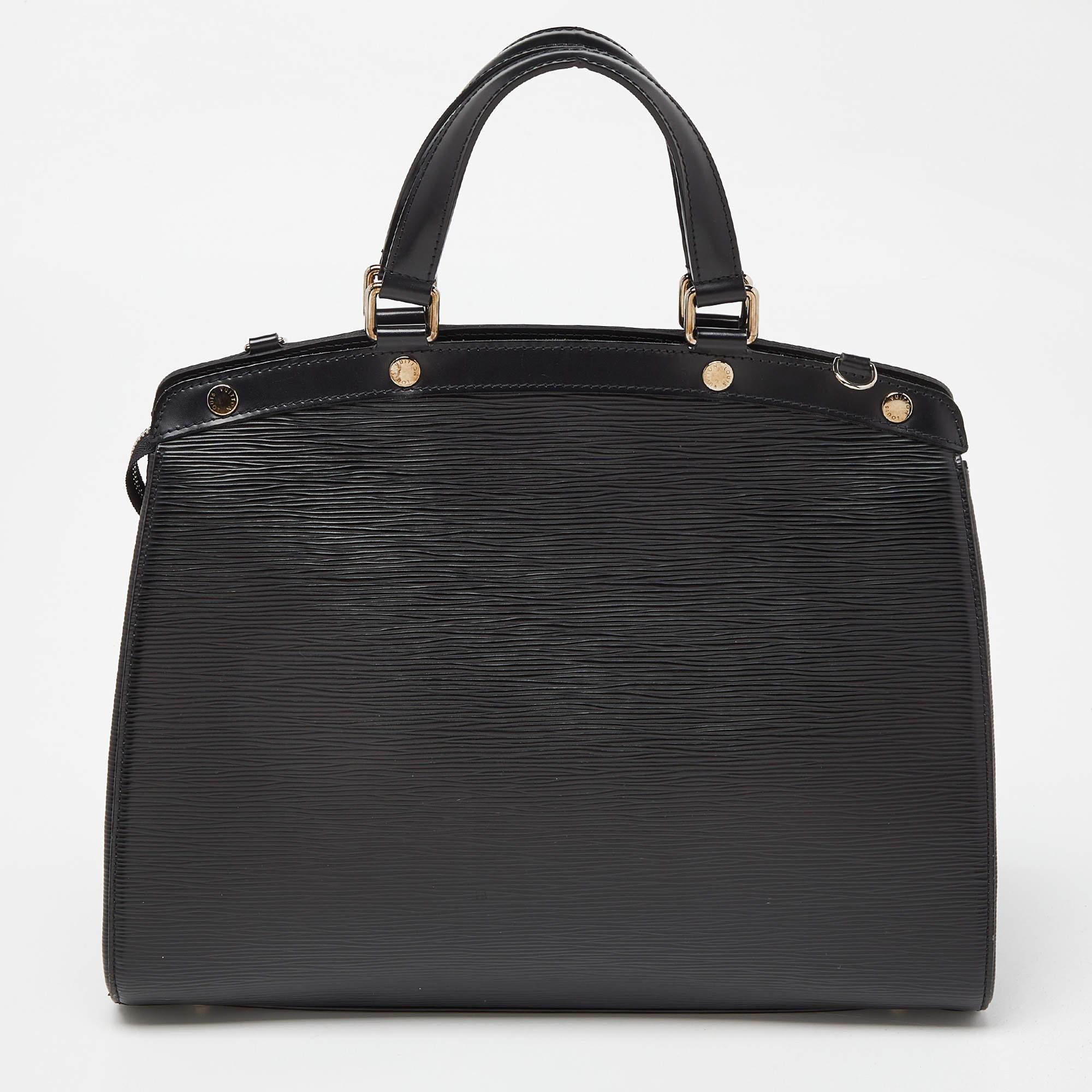 Women's Louis Vuitton Black Epi Leather Brea GM Bag