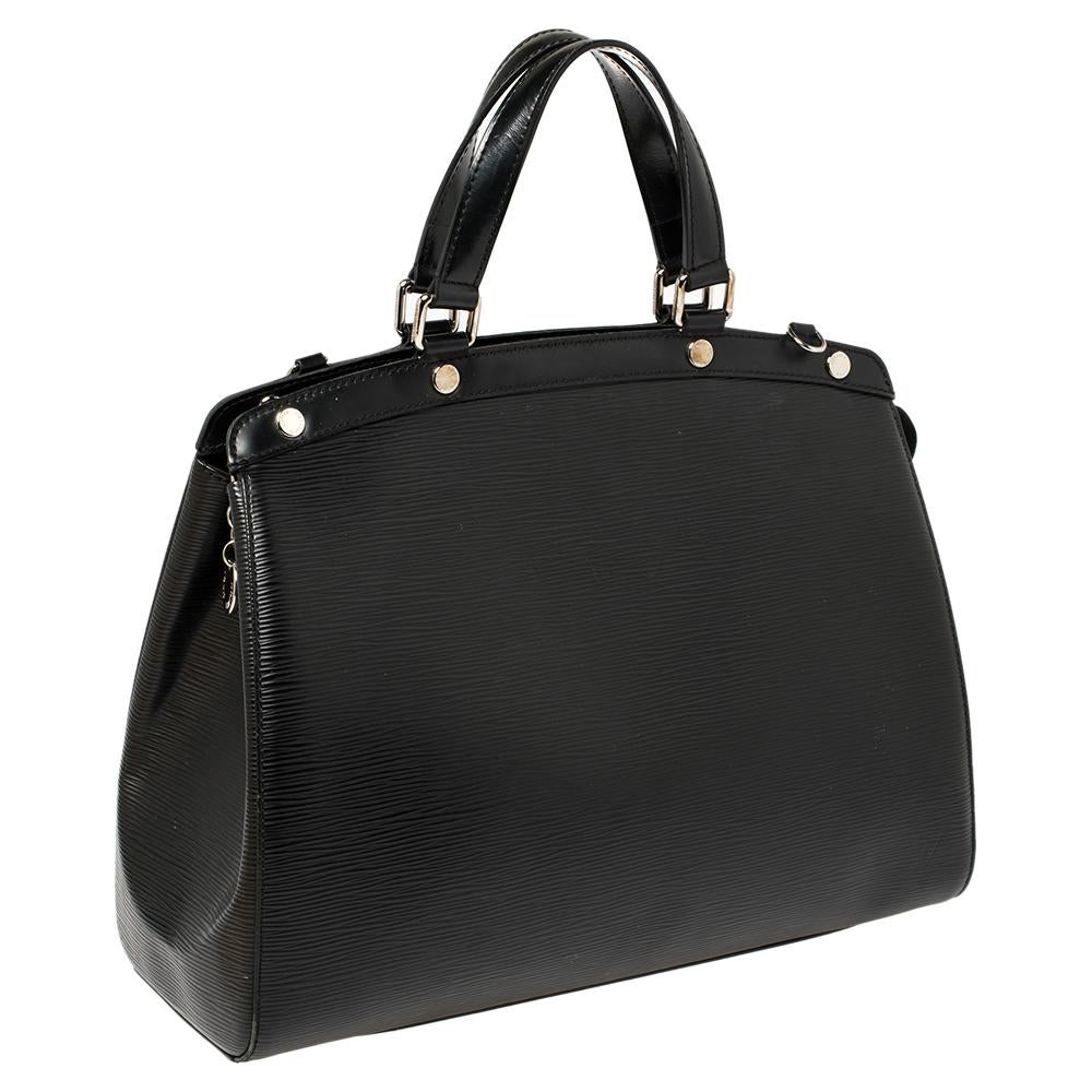 Women's Louis Vuitton Black Epi Leather Brea GM Bag