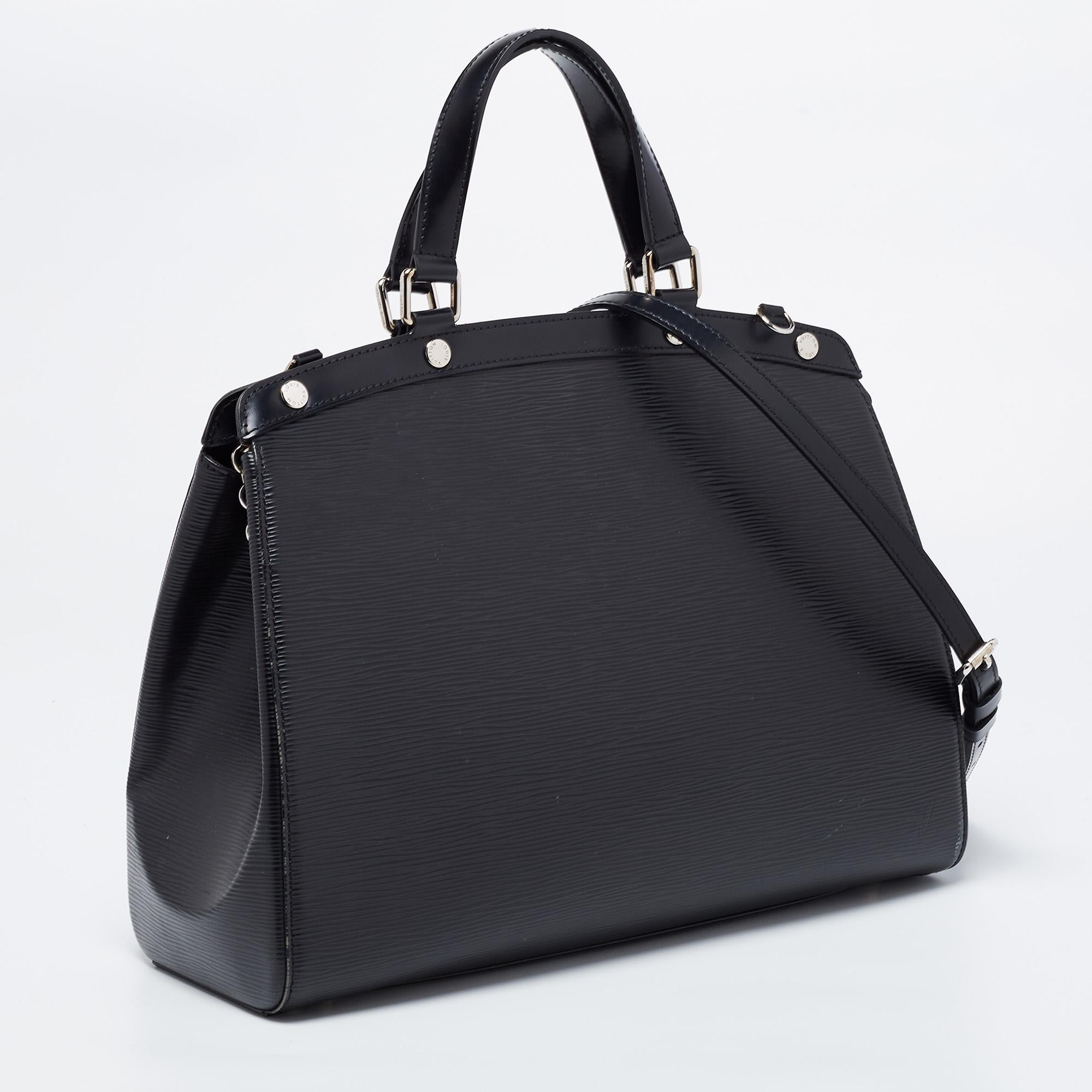 Women's Louis Vuitton Black Epi Leather Brea GM Bag