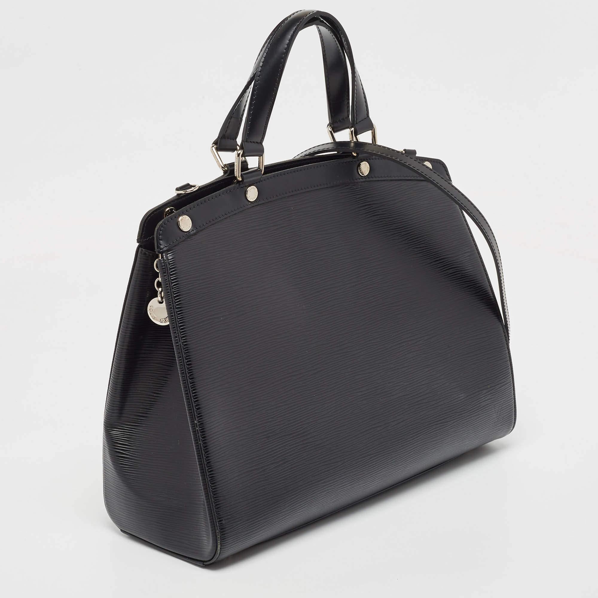 Women's Louis Vuitton Black Epi Leather Brea GM Bag For Sale