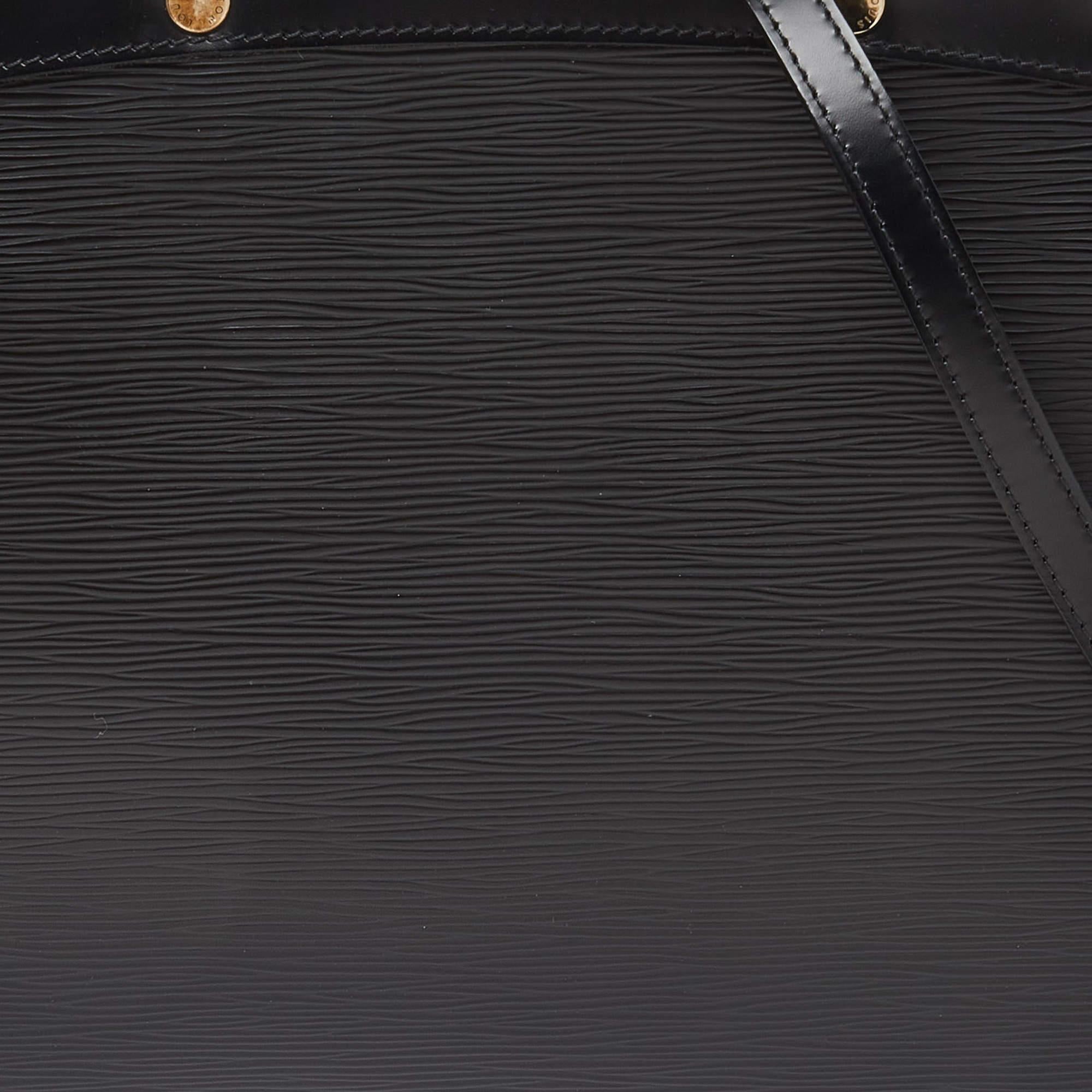 Louis Vuitton Black Epi Leather Brea GM Bag 1