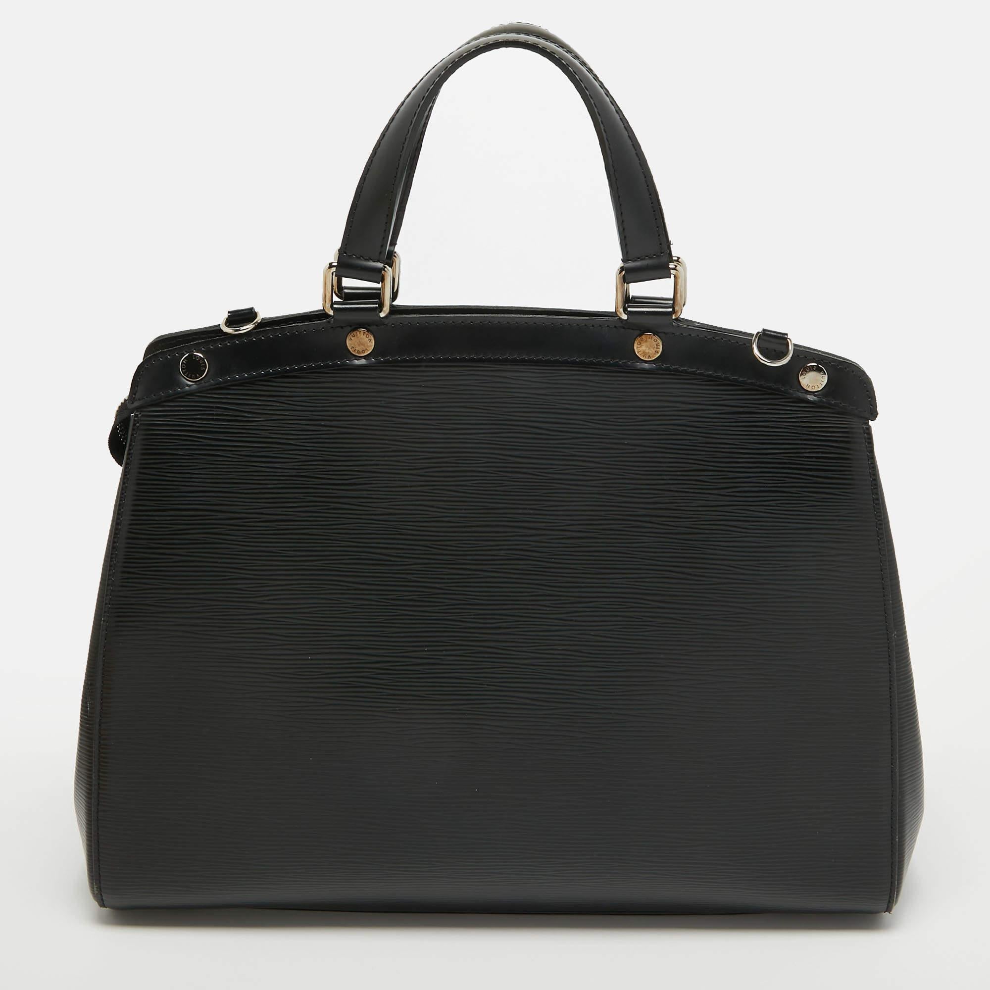 Louis Vuitton Black Epi Leather Brea GM Bag For Sale 1