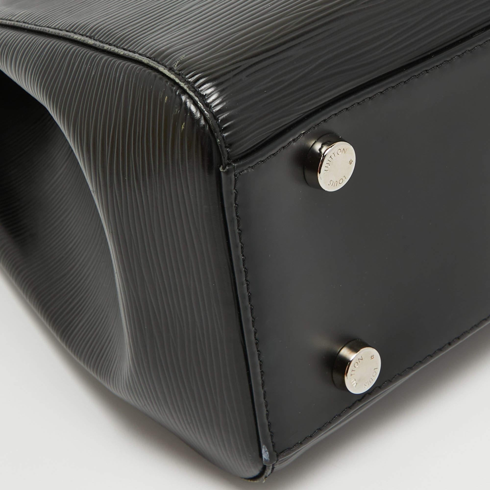 Louis Vuitton Black Epi Leather Brea GM Bag For Sale 2