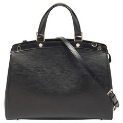 Schwarze Epi Ledertasche von Louis Vuitton Brea GM
