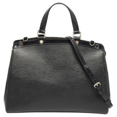 Schwarze Epi Ledertasche von Louis Vuitton Brea GM