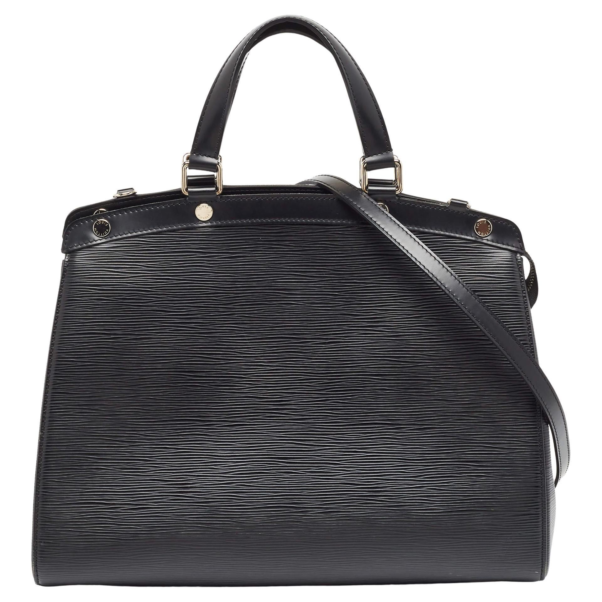 Louis Vuitton Black Epi Leather Brea GM Bag For Sale