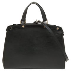 Schwarze Epi Ledertasche von Louis Vuitton Brea GM