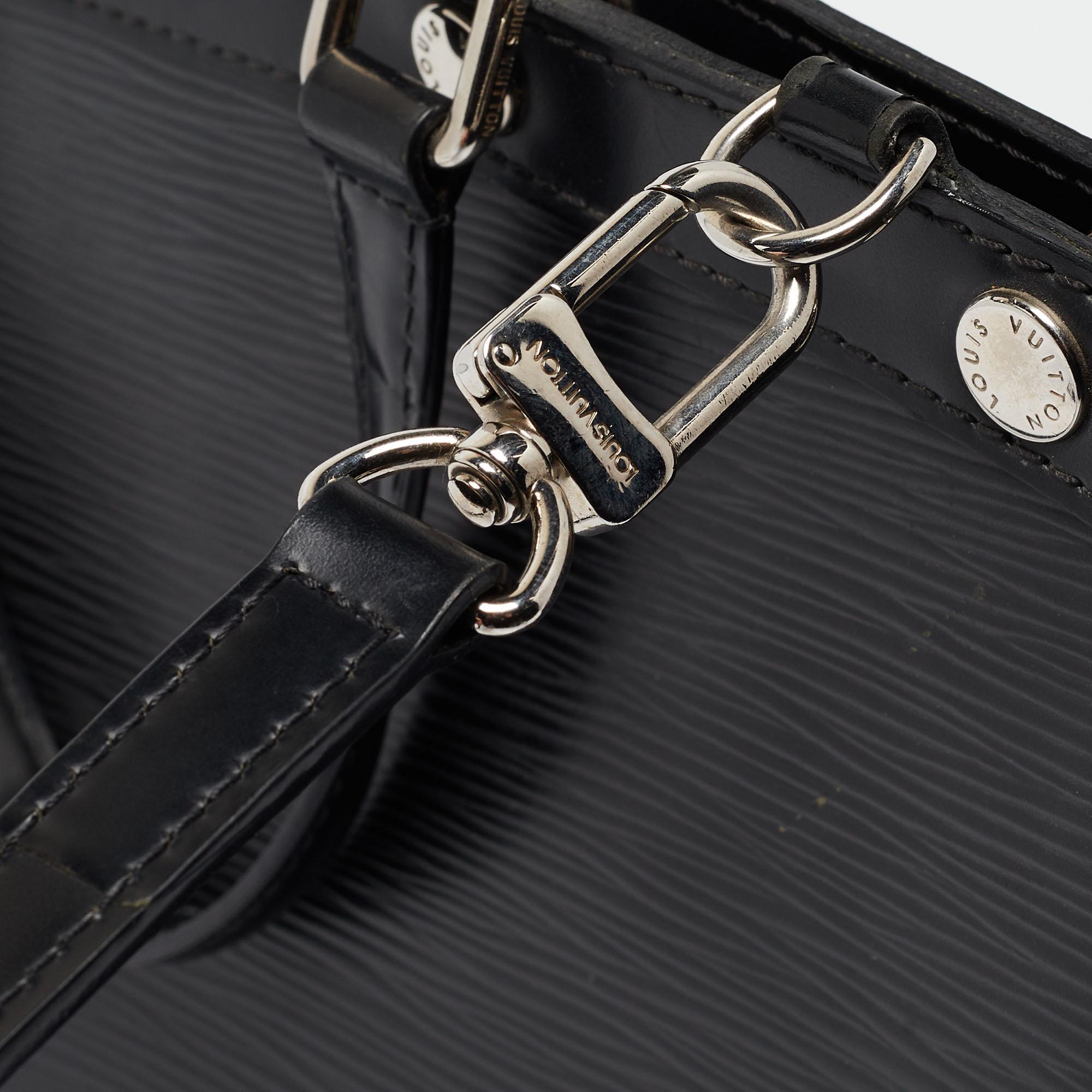 Louis Vuitton Black Epi Leather Brea MM Bag 6
