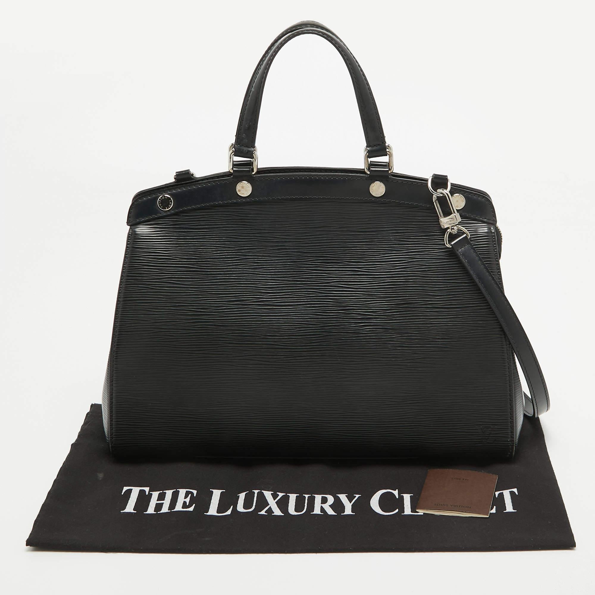 Louis Vuitton Black Epi Leather Brea MM Bag 6