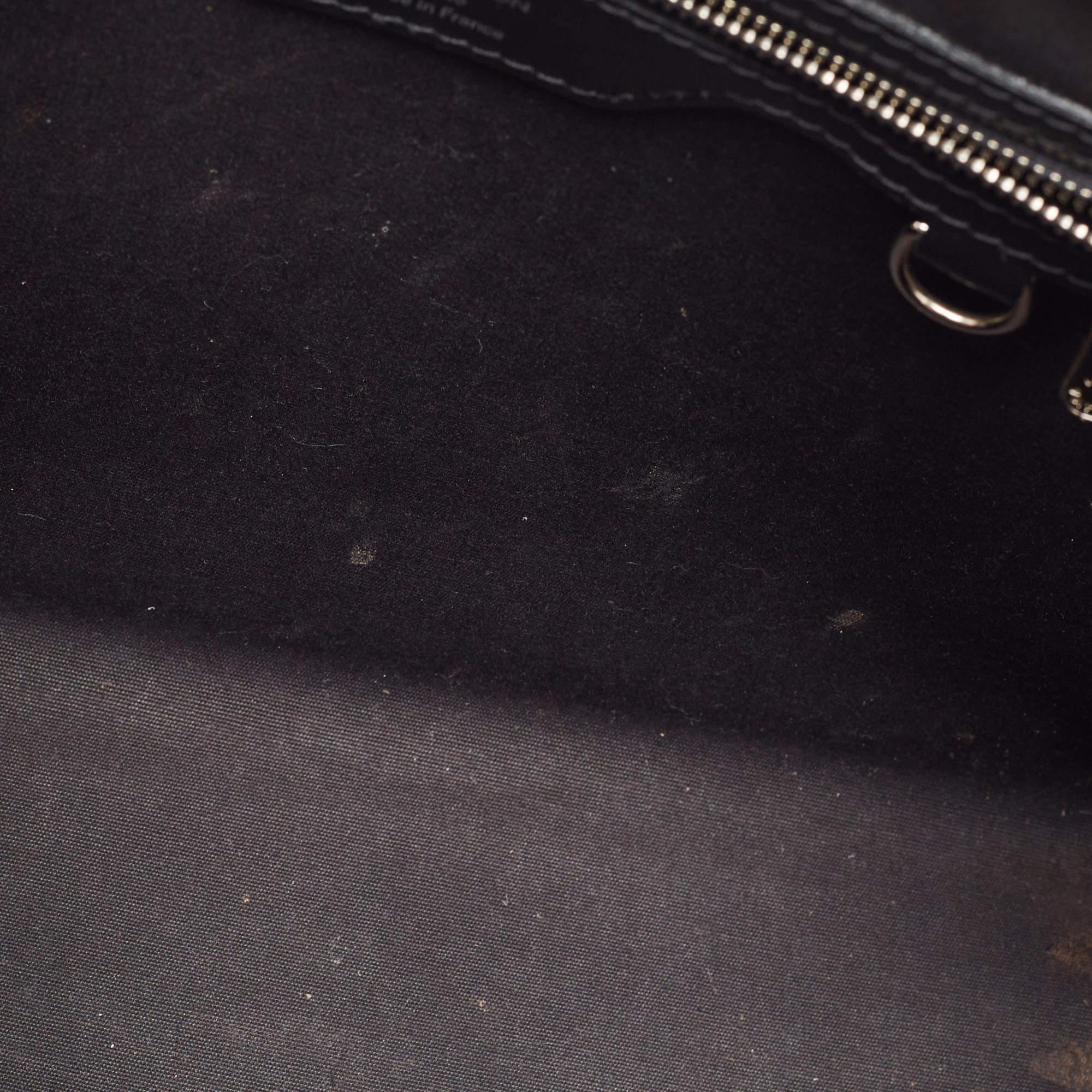 Louis Vuitton Black Epi Leather Brea MM Bag For Sale 11