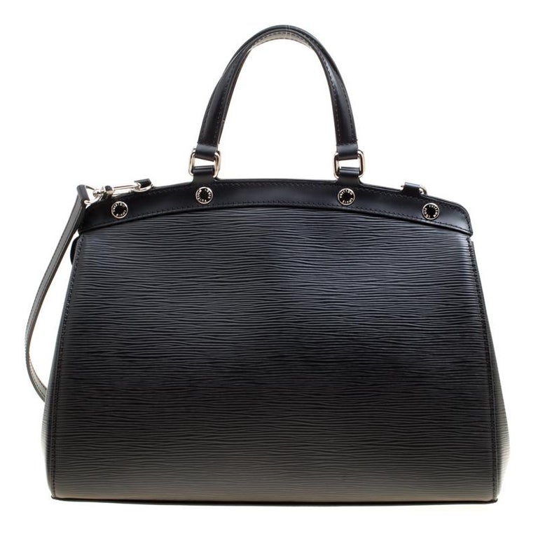 Louis Vuitton Black Epi Leather Neverfull MM Bag For Sale at 1stDibs
