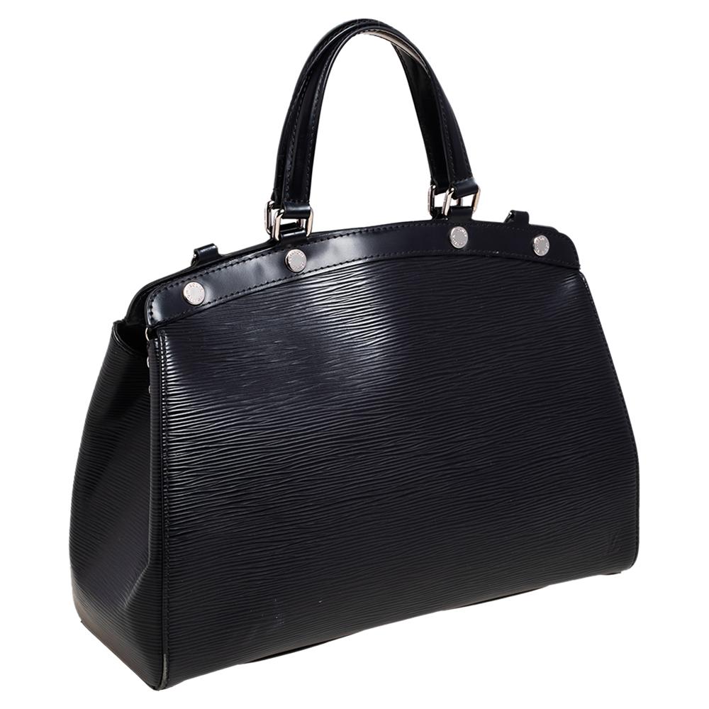 Women's Louis Vuitton Black Epi Leather Brea MM Bag