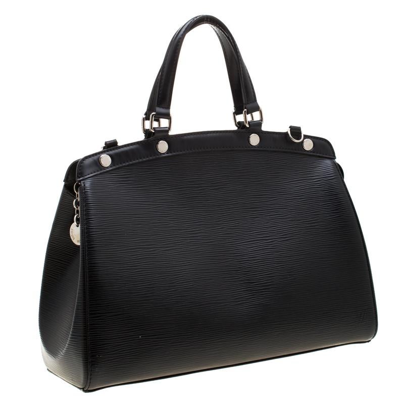 Louis Vuitton Black Epi Leather Brea MM Bag 1