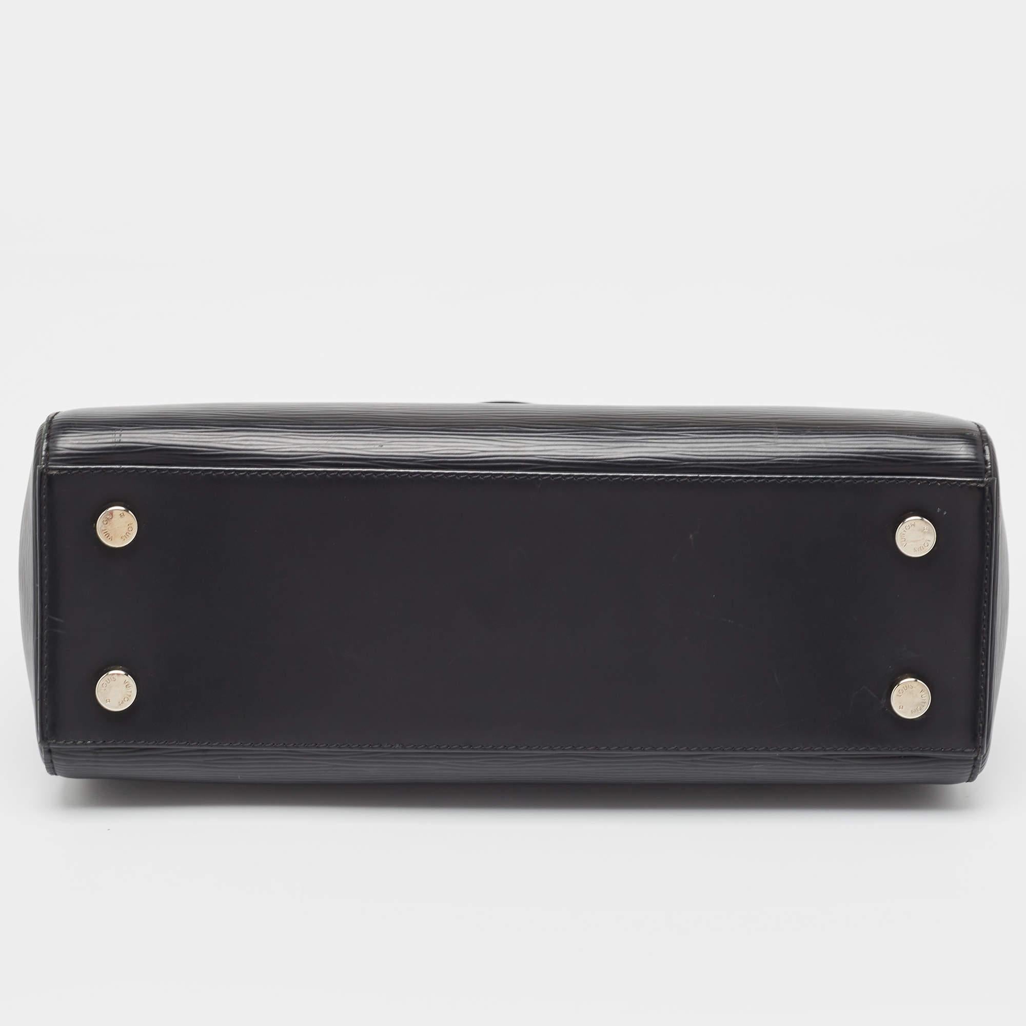 Louis Vuitton Black Epi Leather Brea MM Bag For Sale 1
