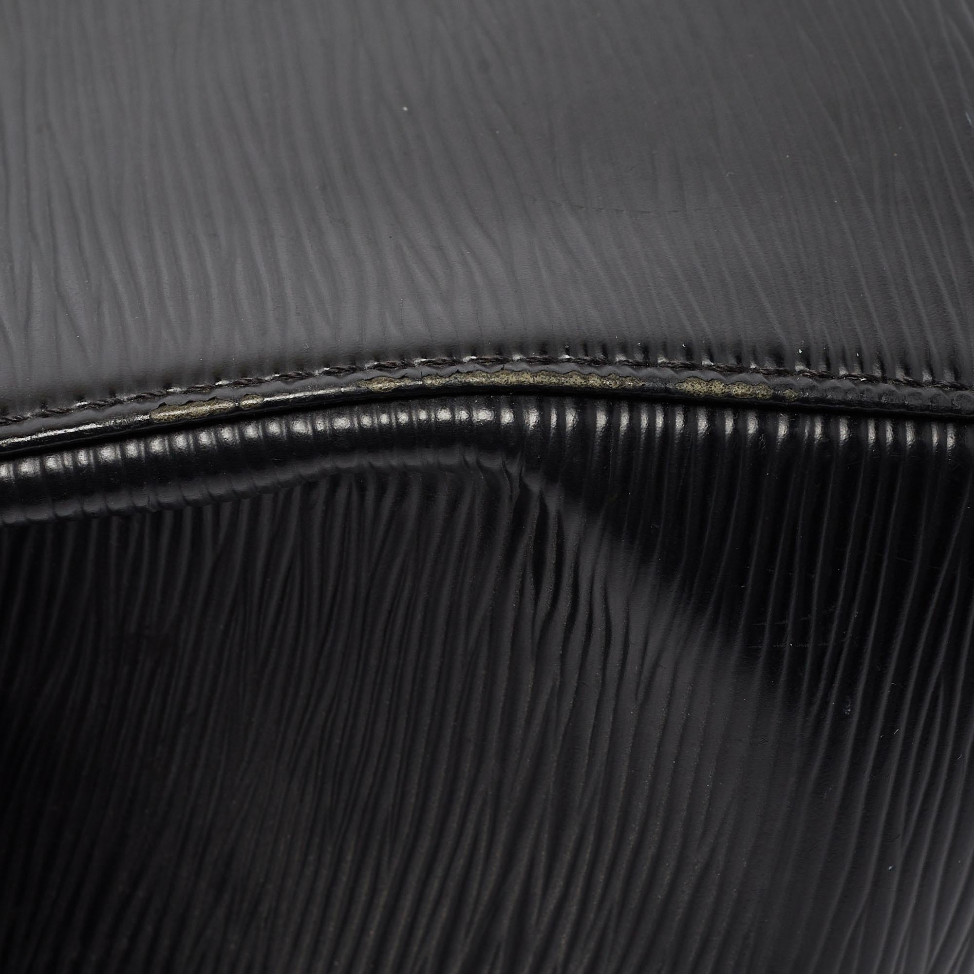 Louis Vuitton Black Epi Leather Brea MM Bag 4