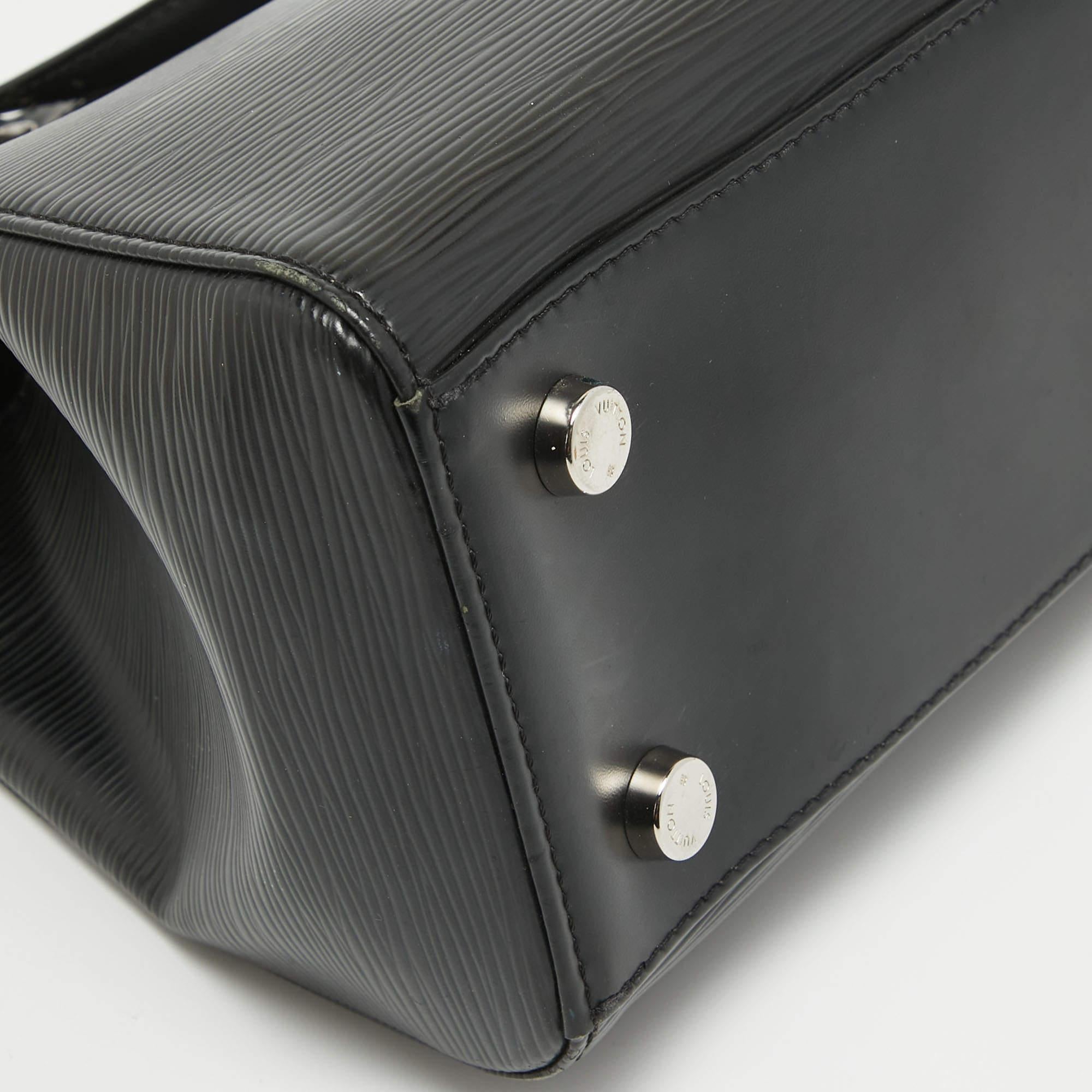 Louis Vuitton Black Epi Leather Brea MM Bag For Sale 5