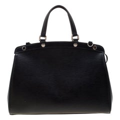 Louis Vuitton Black Epi Leather Brea MM Bag