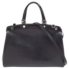 Louis Vuitton - Sac Brea MM en cuir épi noir