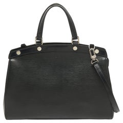 Louis Vuitton Schwarze Epi Leder Brea MM Tasche aus Epi