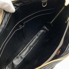 Louis Vuitton Black Epi Leather Briefcase Bag Porte Document Voyage