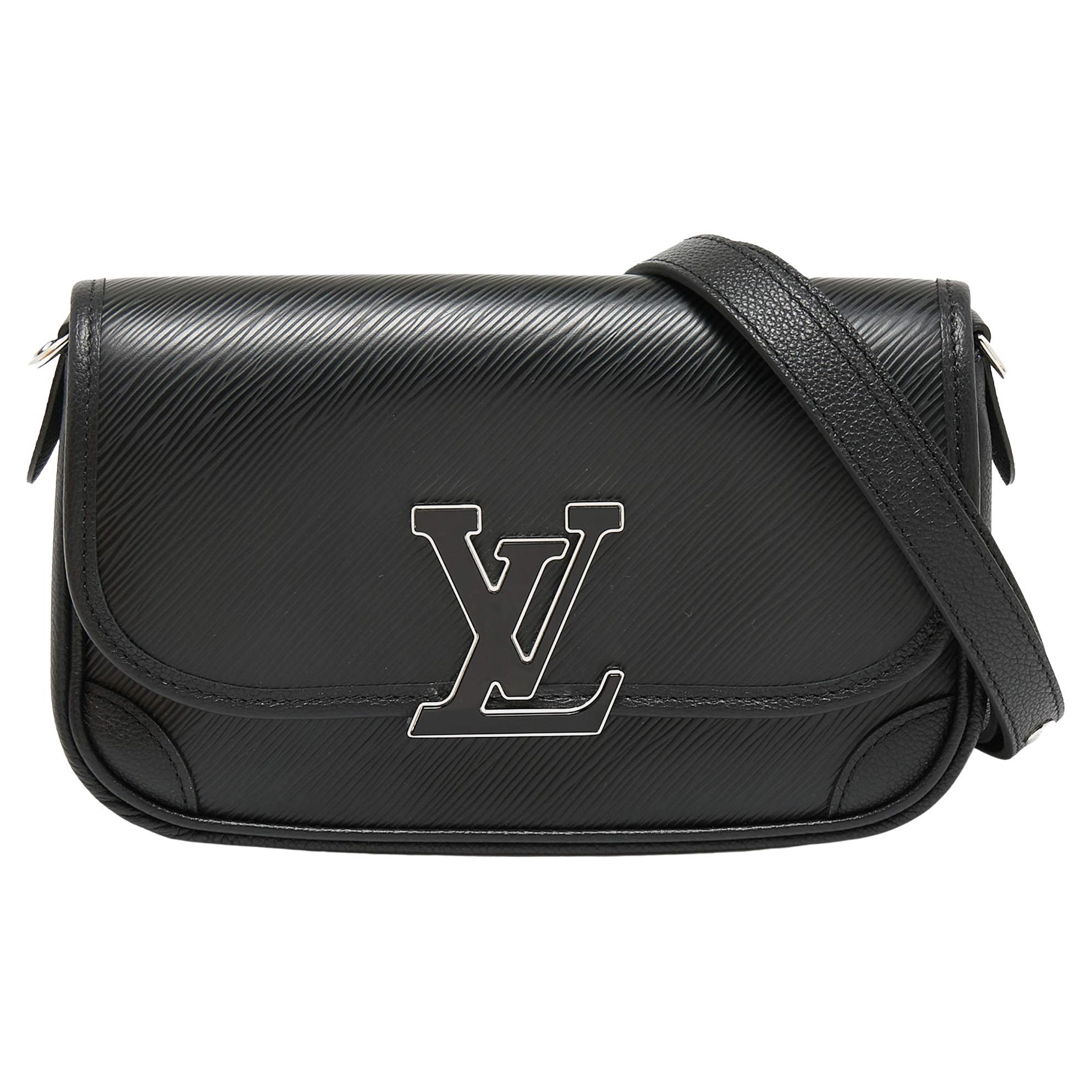 Louis Vuitton Black Epi Leather Buci Bag For Sale