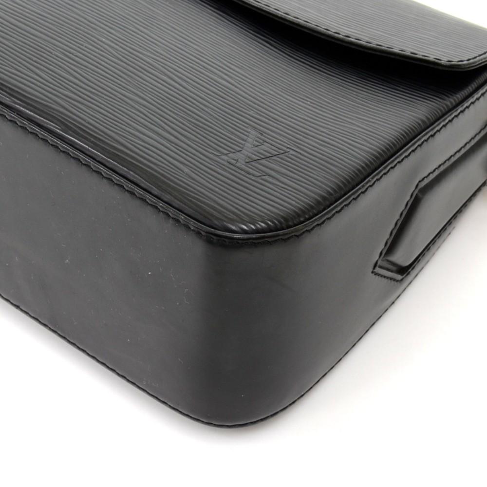 Louis Vuitton Black Epi Leather Byushi Bag 2