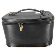 Louis Vuitton Black Epi Leather Cannes Vanity Case