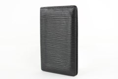 Louis Vuitton Black Epi Leather Card Holder Wallet 15LVS1210