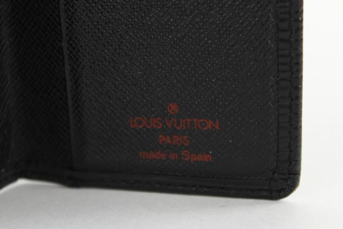 Schwarzes Epi-Leder Portemonnaie von Louis Vuitton mit Karteninhaber 15LVS1210 im Angebot 1