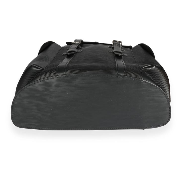 Louis Vuitton Epi Christopher Messenger Bag Black with Box Authentic  Excellent