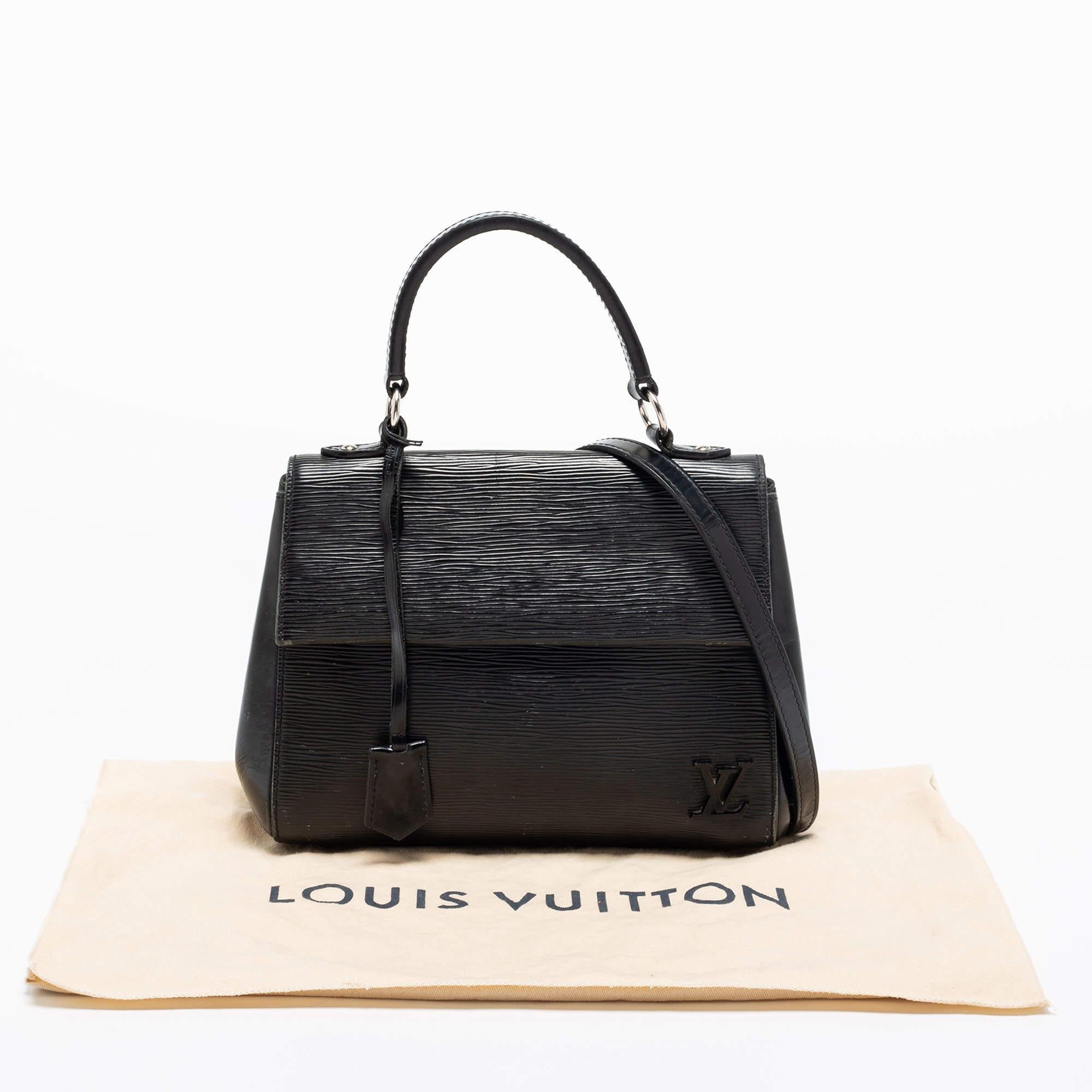 Louis Vuitton Black Epi Leather Cluny BB Bag 10