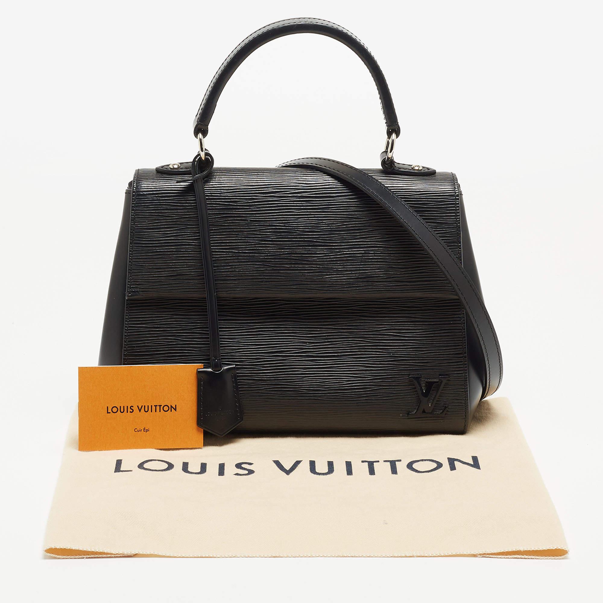 Louis Vuitton Black Epi Leather Cluny BB Bag 11