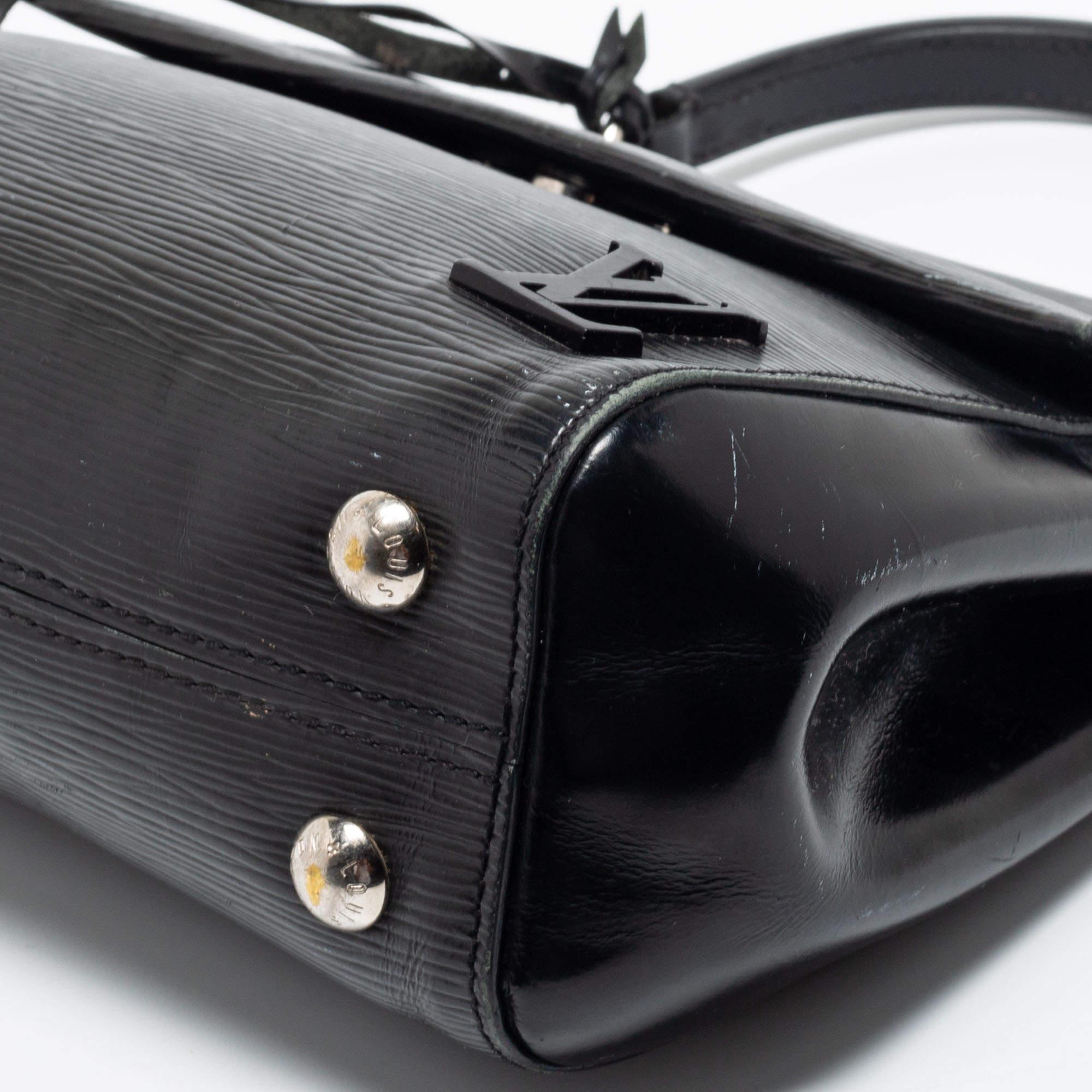 Louis Vuitton Black Epi Leather Cluny BB Bag 3