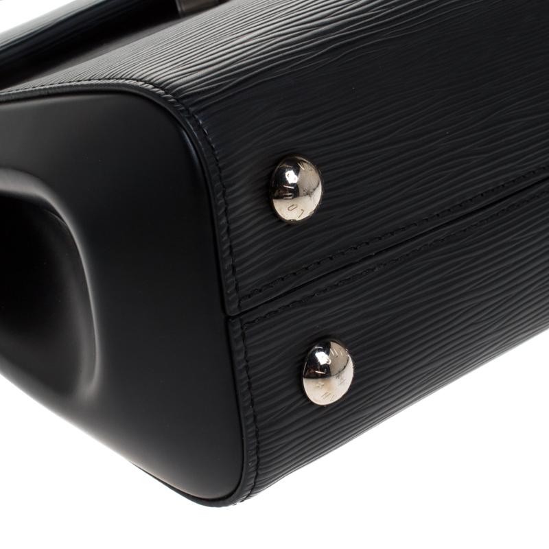 Louis Vuitton - Sac en cuir épi noir « Cluny BB » 1
